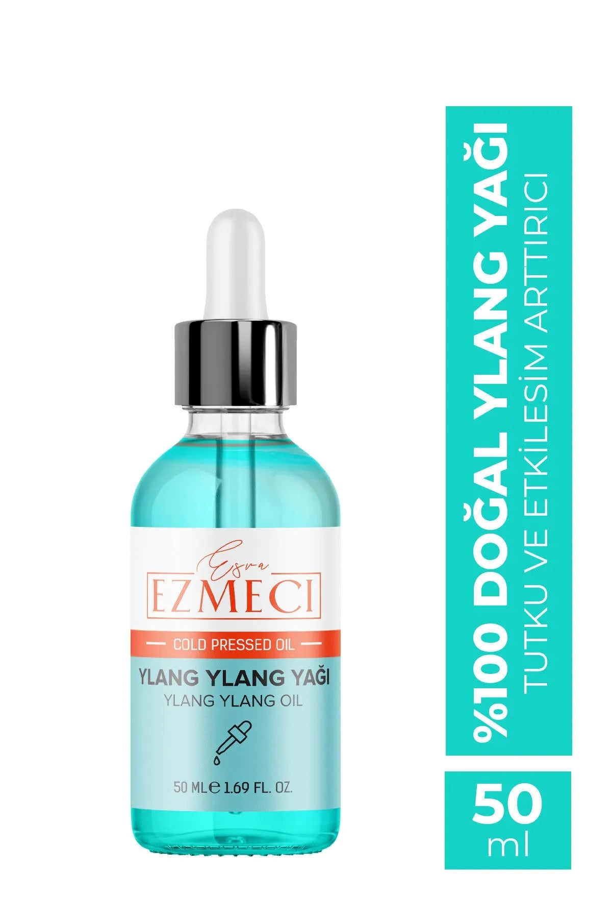 Esra Ezmeci - Ylang Ylang Essentiële Olie - Ontdek de Veelzijdigheid van Wonderolie, Van Stressverlichting tot Huidverzorging, Natuurlijke Oplossing voor Ontspanning en Verjonging, Voordelen voor Lichaam en Geest, Etherische olie, Erg Gewild - 50 ml