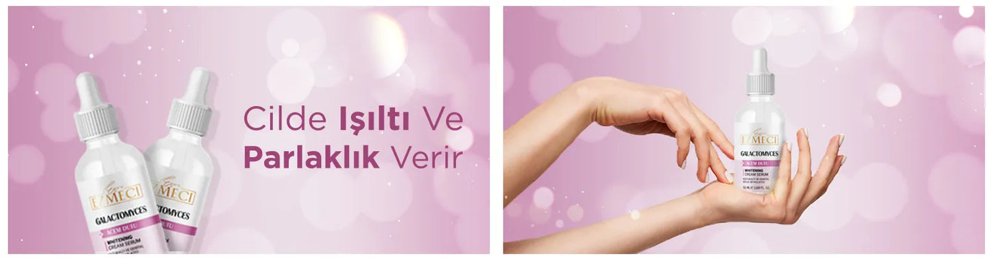 Esra Ezmeci - Whitening Serum - Voor Oksels en Genitale Gebieden, Bevat Galactomyces, Hyaluronzuur, Plantaardige- en Papiermoerbei Extract, Verrijk met Antioxidanten en Natuurlijke oliën, Verhelderende en Hydraterende Serum, Anti-Aging - 50ml